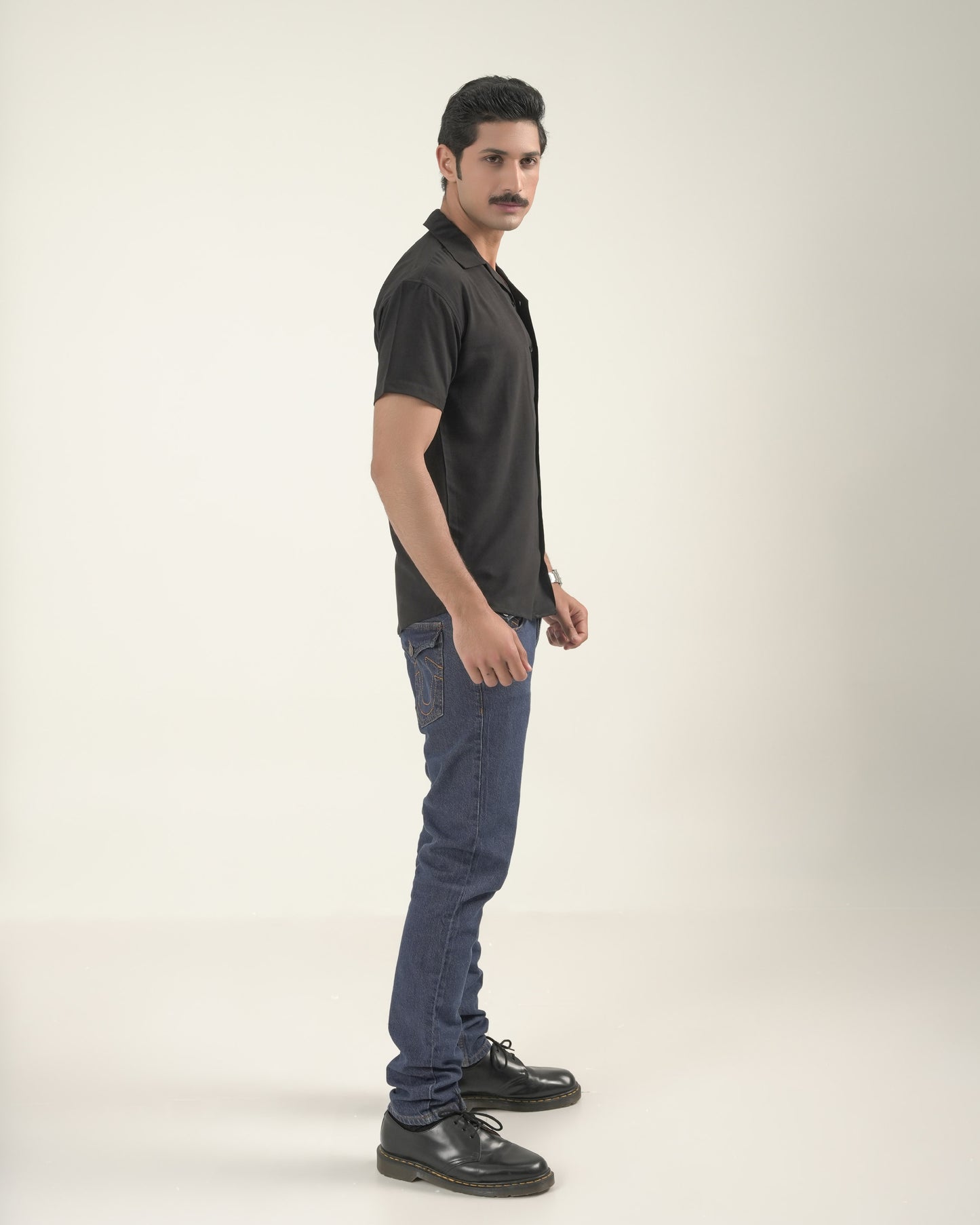 Linen Camp Shirt custom fit