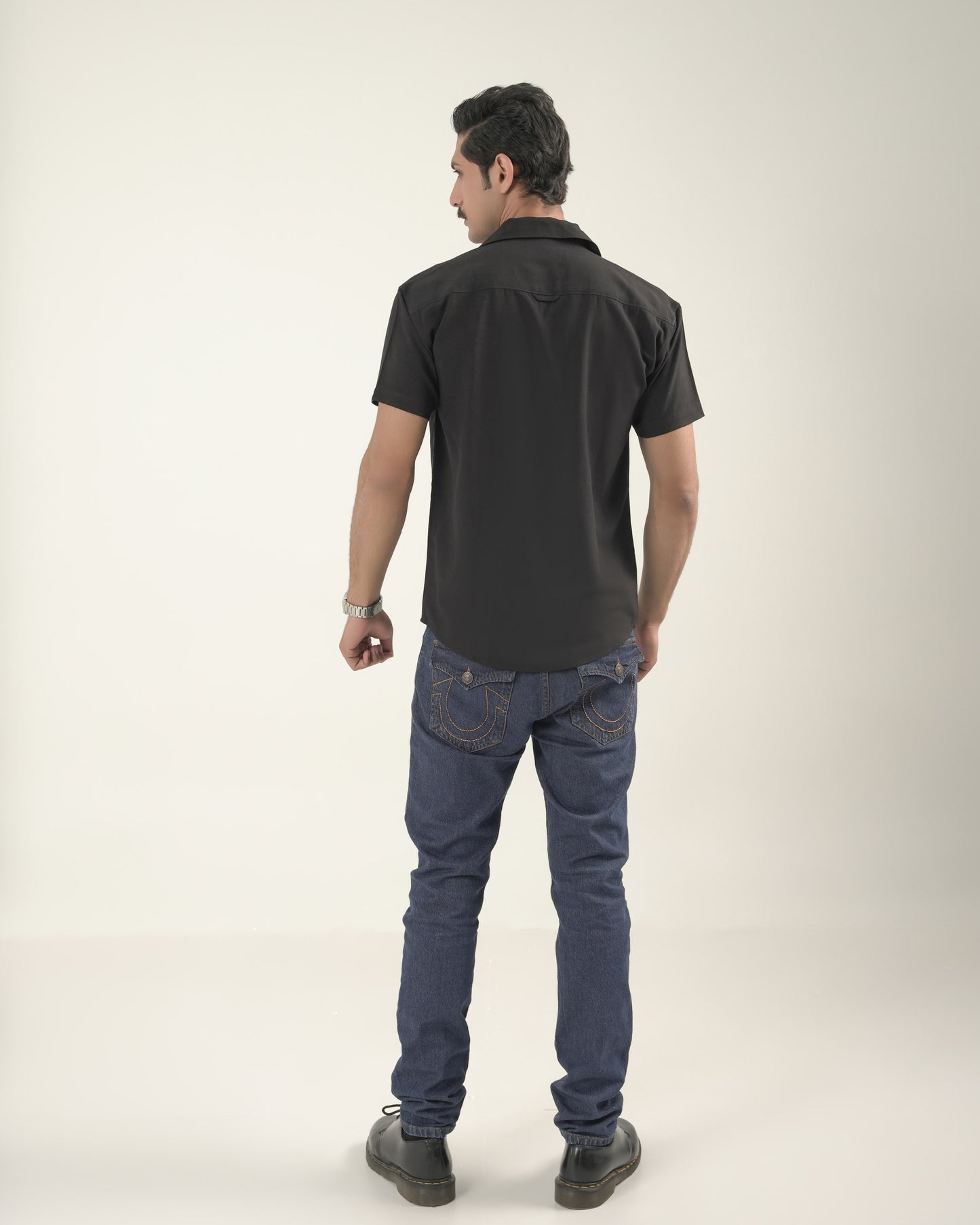 Linen Camp Shirt custom fit