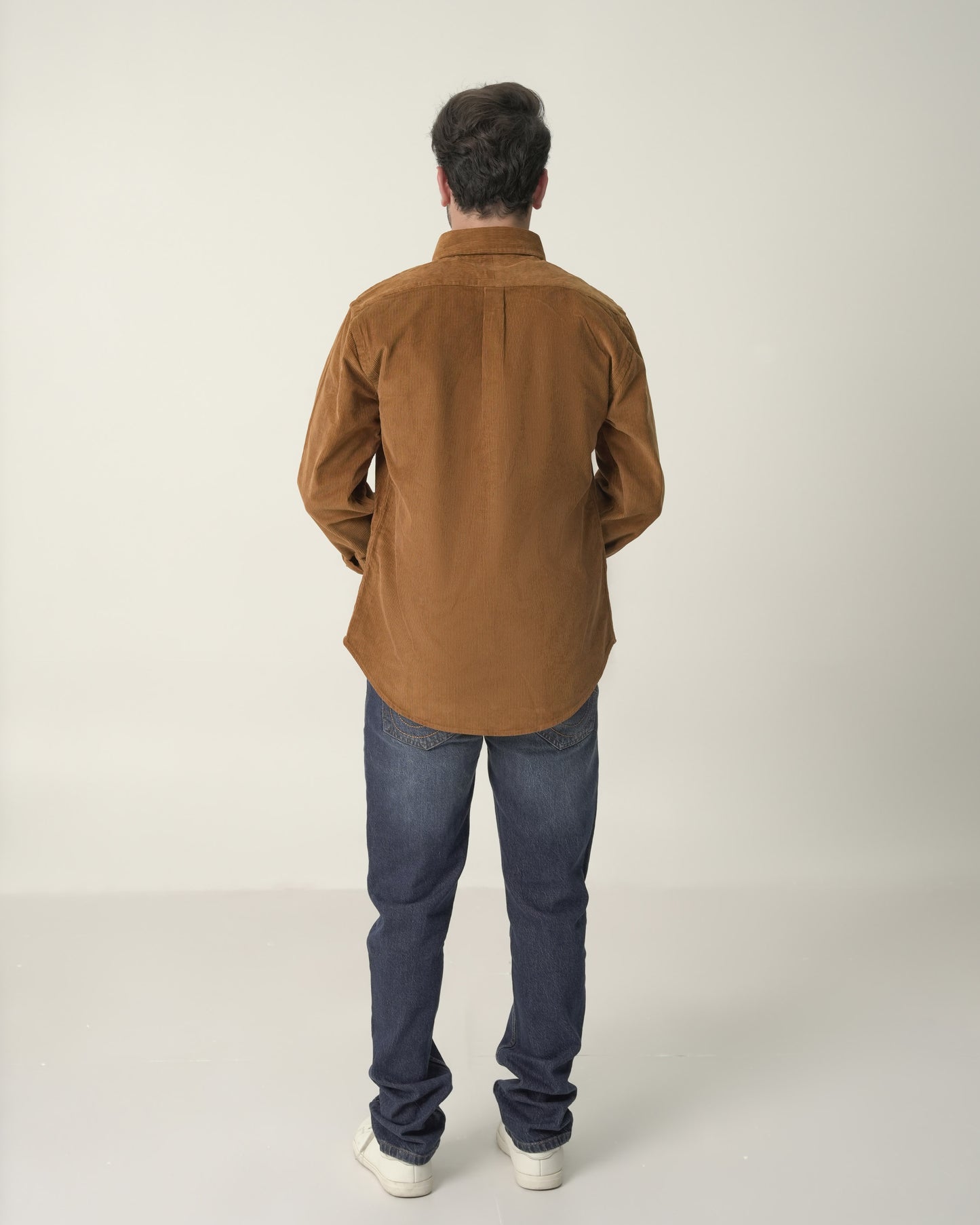 Tobbacco Corduroy shirt custom fit