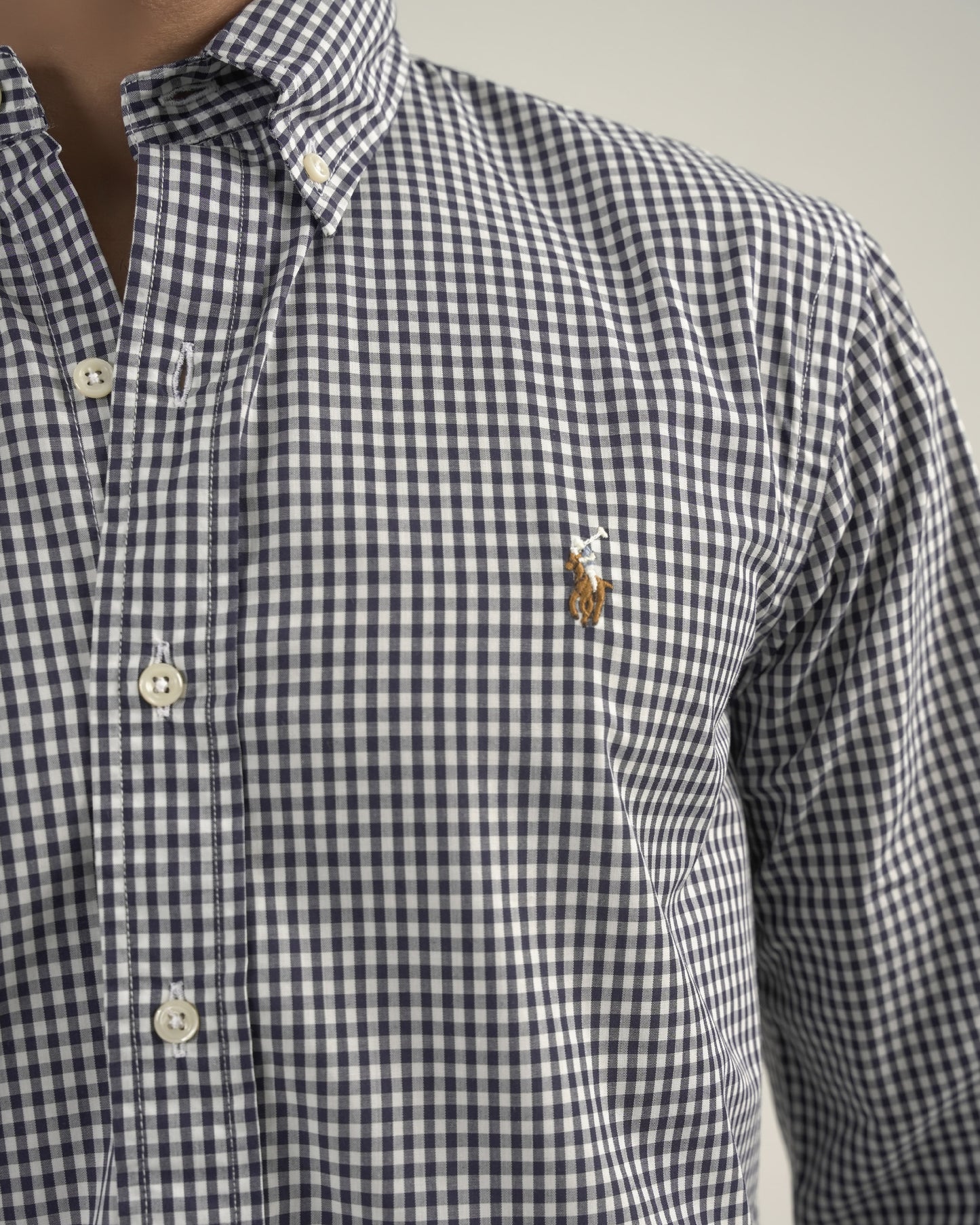Denim Blue chambray Cutom fit