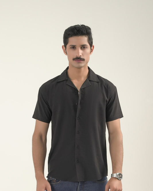 Linen Camp Shirt custom fit