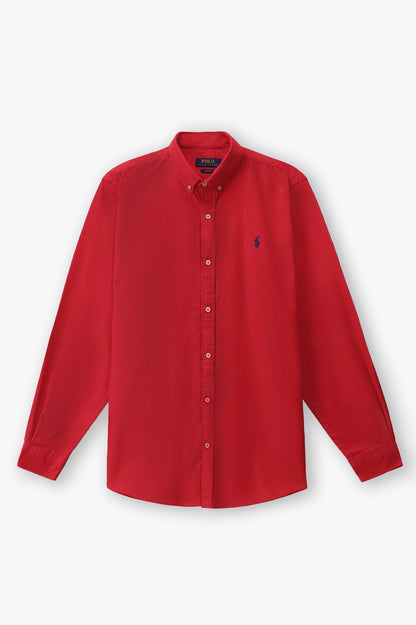 Slim fit Red corduroy shirt Ralph Lauren