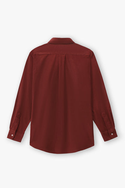 Custom fit Rust Ochre corduroy Shirt Ralph Lauren