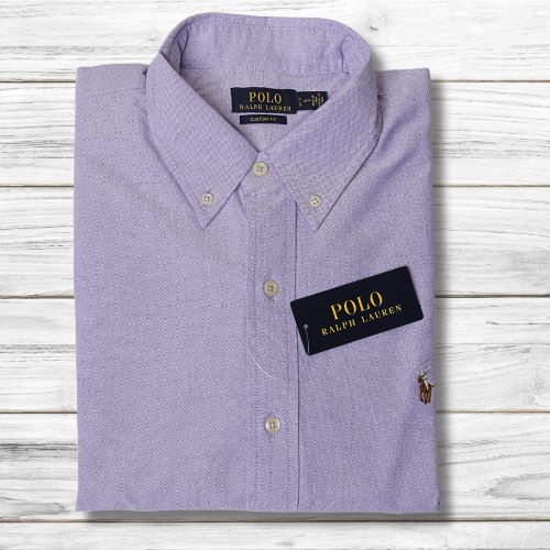 Lilac Custom Fit Oxford Shirt  Ralph Lauren