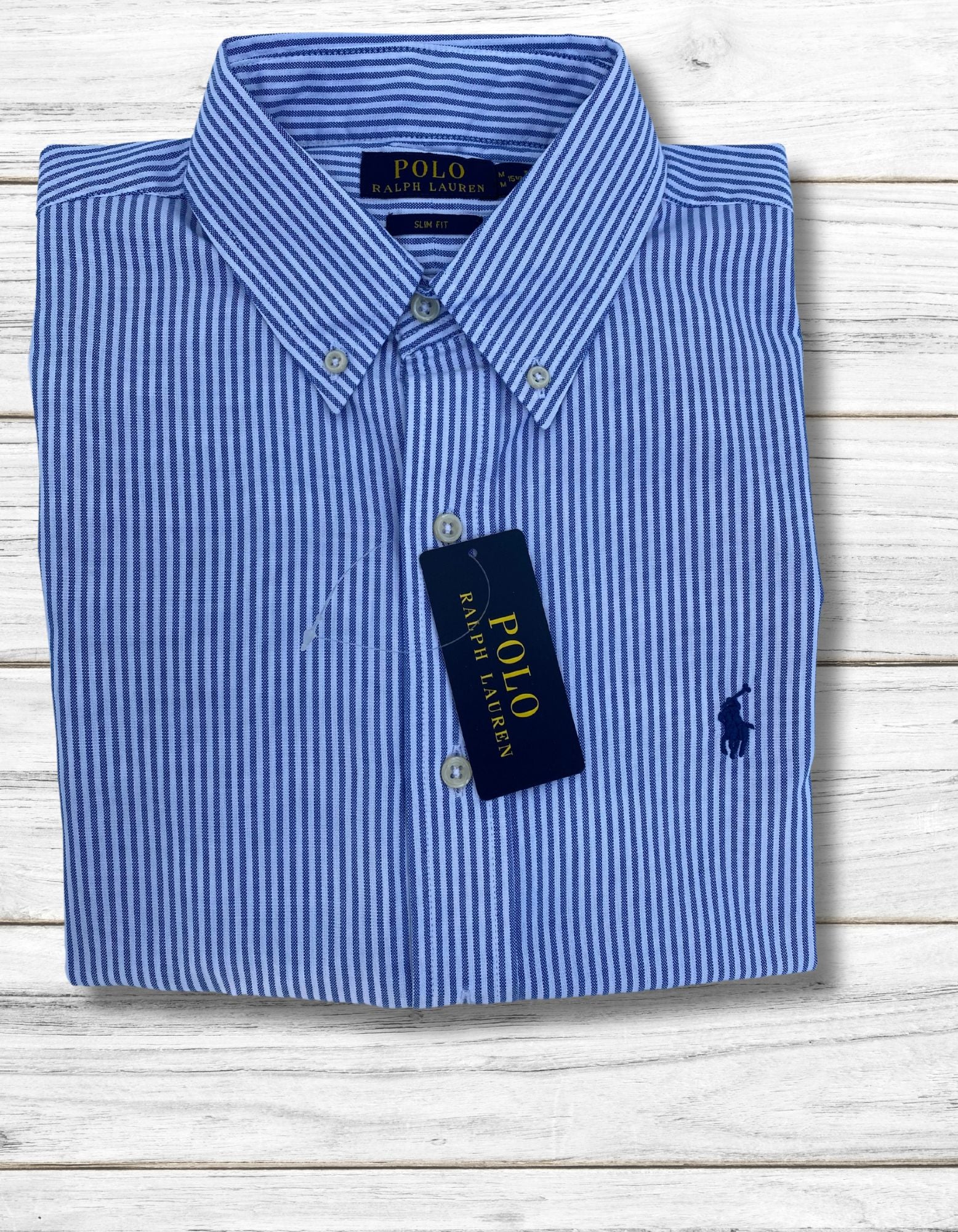 Ralph lauren navy striped shirt best sale