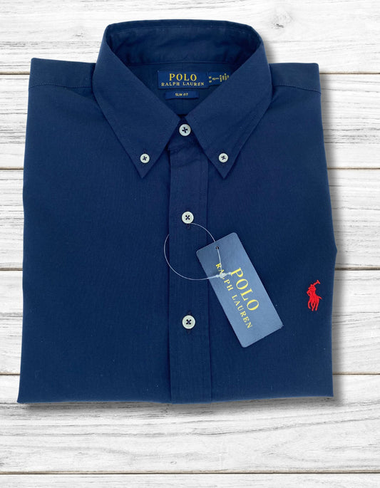 Slim fit Navy iconic Oxford  Shirt  Ralph Lauren